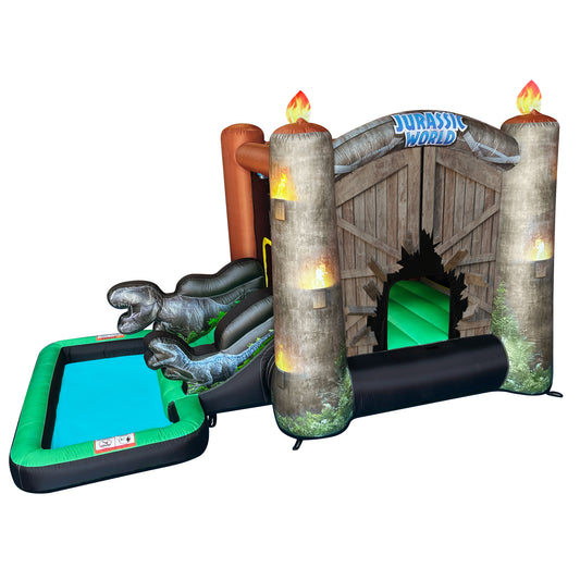 Jurassic World Bounce House Waterslide